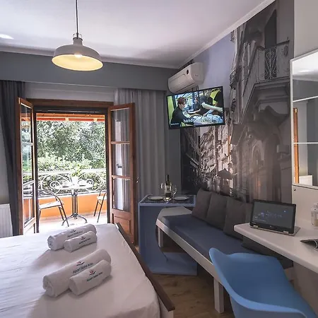 Aparthotel Ano Acharavi  Zimmer foto